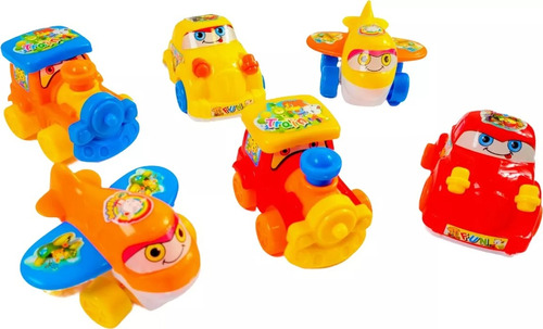 Juego Bebe Niños Set Autos Avion Tren Juego 