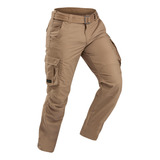 Pantalones De Montaña Hombre Travel 100 Café Forclaz