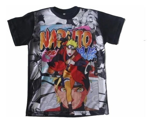 Camiseta Naruto Uzumaki Blusa Adulto Unissex Anime A191