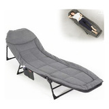 Catre/cama Campaña Camping Plegable Acolchado Piscina/playa