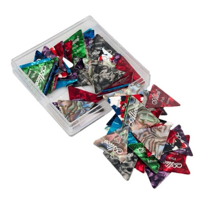 Ap-100l Pua Celuloide Triangular.46.71.81mm Caja100pzs Alice Multicolor Triangular | Envío gratis