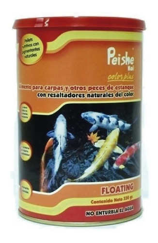 Alimento Sticks Shulet Peishe Koi Color Plus 330g. Envíos.