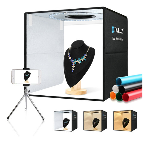 40cm Caja De Luz Para Fotografía Profesional Tipo C, 6 Color