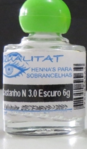 Henna P/ Sobrancelhas Qualitat 6g - 4 Cores Disponiveis