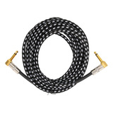 Cable De Guitarra Jorindo, 6 M, 6,35 Mm, Amplificador Eléctr