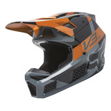 Casco Helmet Fox V3 Rs Riet Black / Gold