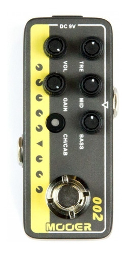 Pedal Para Guitarra Mooer Pre Amp Uk Gold 900 M002