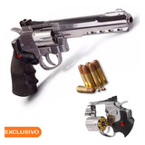 Revolver Metal Diabolos Y Bbs Co2 Pistola Co2 Cañon Largo