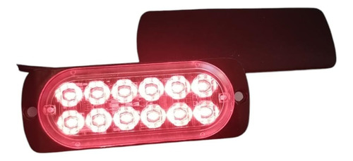 Barra Led Lateral 12 Led Rojo