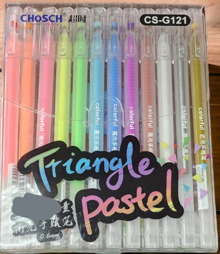 Lapicero De Color Triangle Pastel