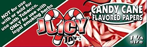 Papel Juicy Jay's Candy Cane 1 ¼ + Sticker Beamer Smoke