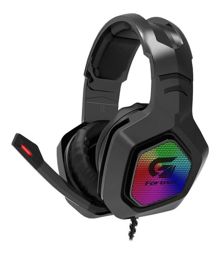 Headset Gamer Fortrek G Black Hawk, Rgb Drivers 50mm P3 Usb