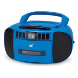 Radio Grabador Gpx Bca209bu , Am/fm, Cd Y Cassette, Azul