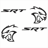 Srt Hellcat (2 Piezas) Stickers / Calcas / Pegatinas