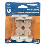 Set 8x Protectores De Fieltro Shepherd 9955 Piso Madera 25mm