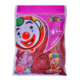 Globo Latex Decorator Linking N° 12 Payaso C/50 Piezas Color Rojo Cereza