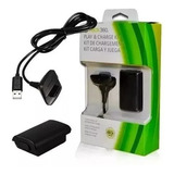 Carregador E Bateria Controle Xbox 360 Feir Fr-302 12000 Mah