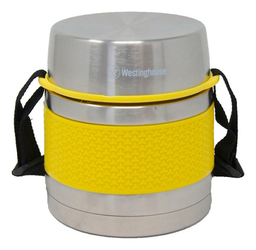 Contenedor De Alimentos Westinghouse Acero Inoxidable 750ml Color Amarillo