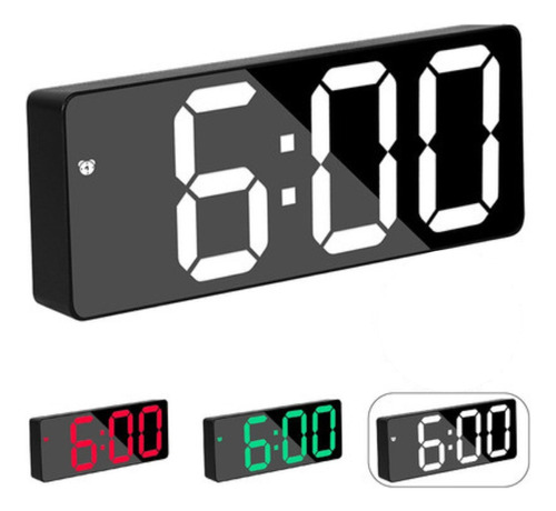 Relógio Despertador Led Para Quarto Alarme Data Temperatura
