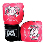 Luvas De Kick Boxe Muay Thai - Killer Girl - Rosa