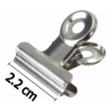 Presilha Clips Inox Para Curvatura C De Unha Gel Tam G 24und