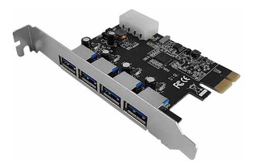 Placa Pci Express De 4 Puertos Usb 3.0 Local Publico Starko