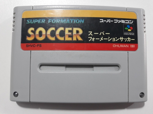 Fita Super Formation Soccer Original Japonês Super Famicom