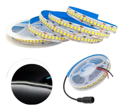 Fita Led 3528 Rolo 5m 12v 20w/m Ip20 240 Leds/m 1200 Promo