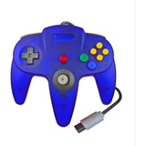 Controle Azul Cristal Marca Next-a Compatível N64       Cn04