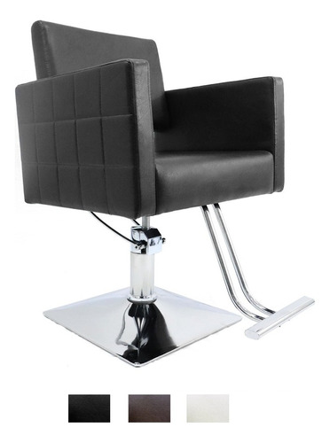 Sillon Silla Barbero Barberia Peluqueria Estetica Neumatico Color Negro