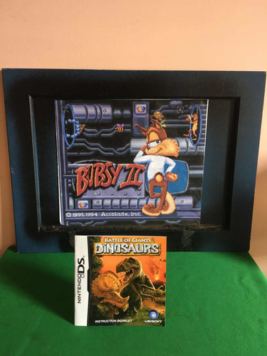 Nintendo Ds Dinosaurs Somente O Manual