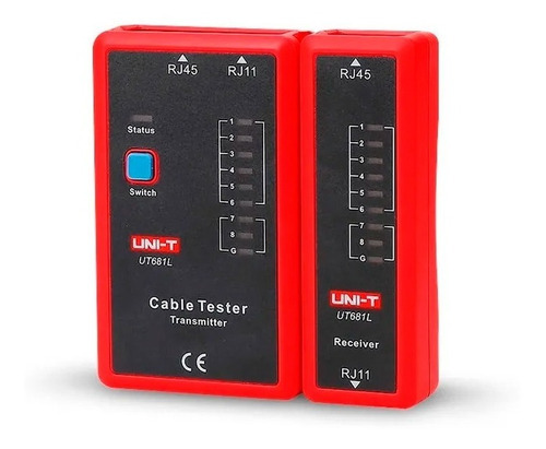 Tester De Red Unit Ut681l Probador De Cables Rj45 Rj11 