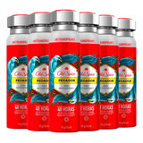 Kit Desodorante Aerosol Old Spice Pegador 150ml - 6 Unidades
