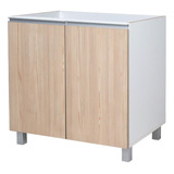 Mueble Cocina Bajo Mesada 80 Cm 2 Puertas Ricchezze Potenza 