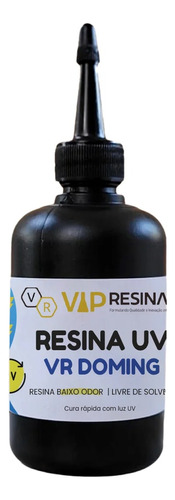 Resina De Cura Uv - Vr Doming - Vip Resinas - 50g