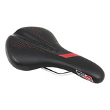 Asiento Velo Negro/rojo Vl-3363