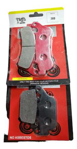 Balatas Del Y Tras Honda Cbr 250r 11-18, Caliper Nissin Abs