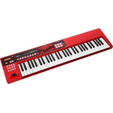 Teclado Sintetizador Roland 61 Teclas Xps10 Vermelho 110v/220v