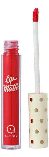 Latika Lip Matte Vermelho Nº 20 - Batom Líquido 4ml Blz