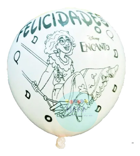 Encanto Globos De Latex 100 Piezas Fiesta Niña Niño