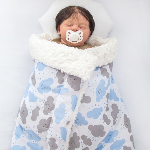 Edredom Sherpa Cobertor E Manta Para Bebê  Infantil Macio