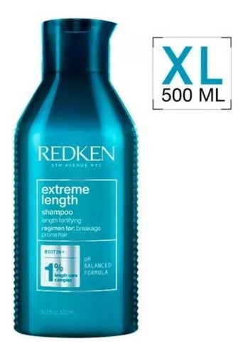  Shampoo Redken  Extreme Length 500ml Fortalecedor