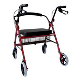 Andadera Rollator Extra Ancha Sobrepeso Reforzada 150kg 