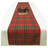 Mantel Joysail Tartan Para Mesa - Navidad Escocesa 72