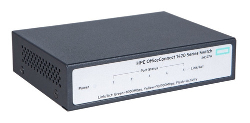 Switch 5p Hpe Office Connect 1420 Gigabit No Admin Jh327a Hp