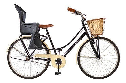 Bicicleta De Paseo Rondinella R26 Con Sillita Para Bebé
