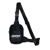 Shoulder Bag Hunter Preta Transversal C/ Alça Regulável