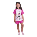 Pijama Infantil Lupo Kids Verão Camiseta+shorts Original