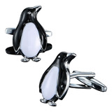Gemelos Colleras Para Camisa Diseño Pingüinos Etc