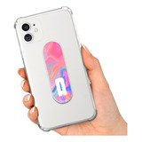 Suporte Celular Dedo Personalizado Com Nome Holográfica 3